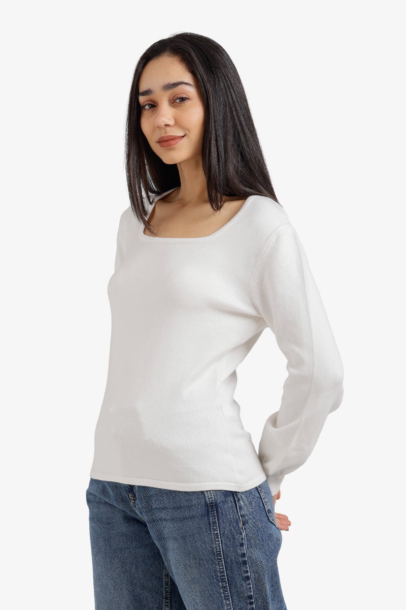 Clue Square Neck Pullover - Image 2